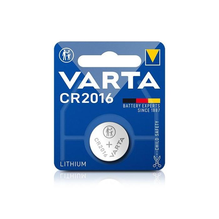 Pila De Botón Litio Cr2016 87Mah 1Ud VARTA 6016112401