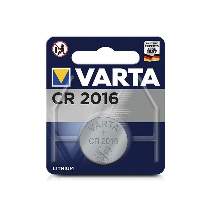 Micropila litio varta cr2016 3v (blister 1 unid.) ø20,0x1,6mm 2