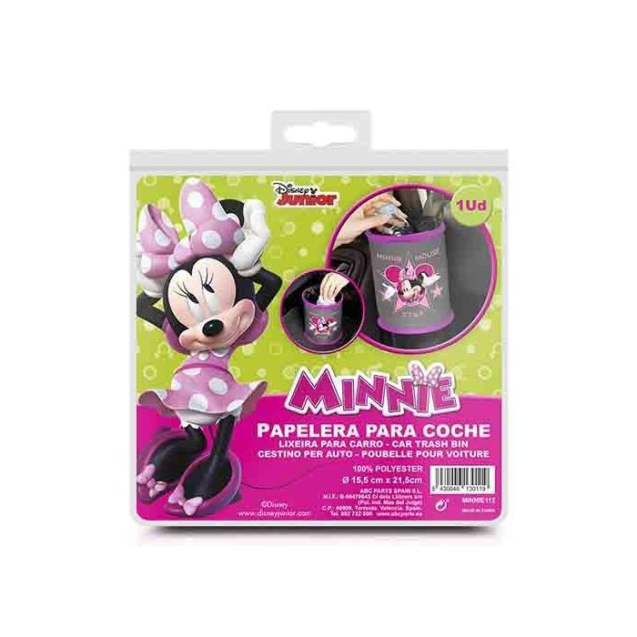 Papelera para coche Minnie Mouse MINNIE112 Rosa 3