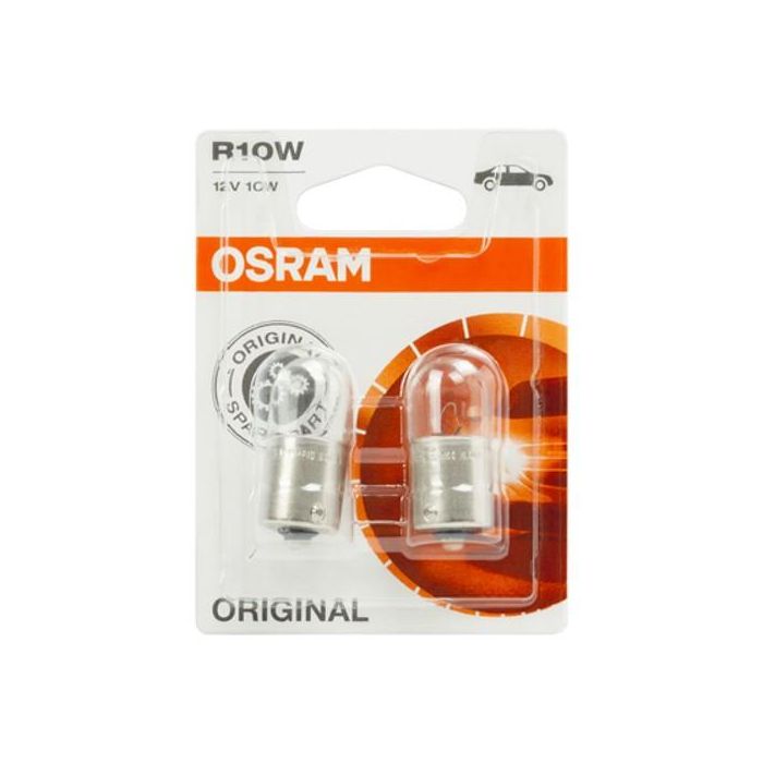 Osram OS5008-02B Bombilla Original R10W BA15s 12V 10W 125lm para Luz de Posición, Intermitente, Marcha Atrás y Matrícula Osram OS5008-02B Bombilla Original R10W BA15s 12V 10W 125lm para Luz de Posición, Intermitente, Marcha Atrás y Matrícula