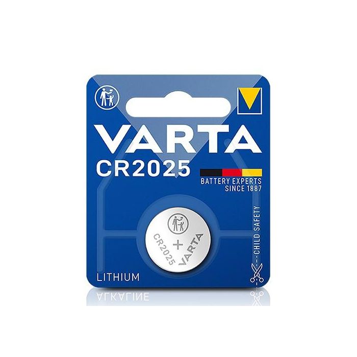 Micropila varta litio cr2025 3v (blister 1 unid.) ø20,0x2,5mm 1