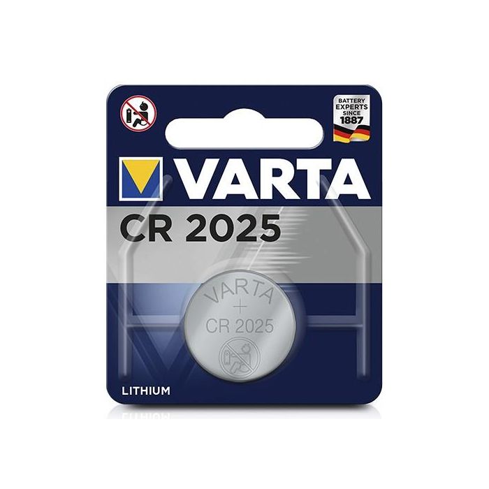 Micropila varta litio cr2025 3v (blister 1 unid.) ø20,0x2,5mm 2