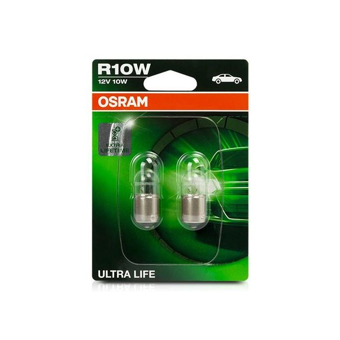 Bombilla para Automóvil OS5008ULT-02B Osram OS5008ULT-02B R10W 10W 12V (2 Piezas)