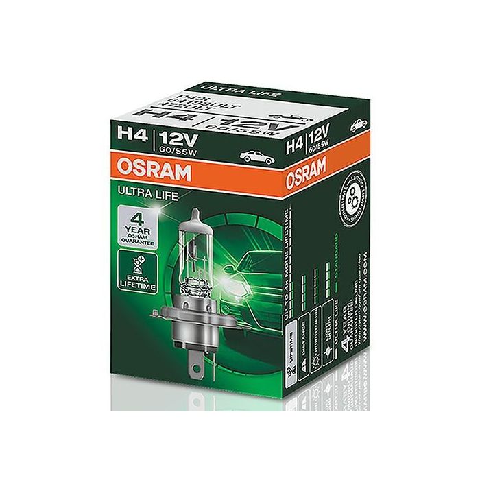 Bombilla para Automóvil Osram 64193ULT H4 12V 60/55W