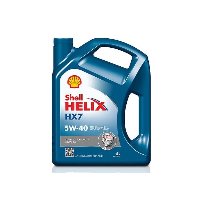 Aceite de Motor para Coche Shell Helix HX7 5W40 5 L