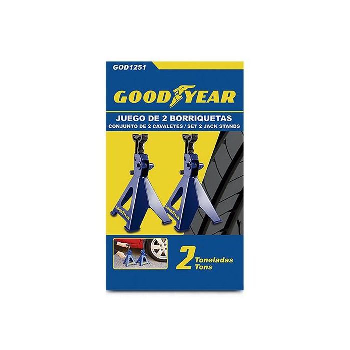 Abc Borriqueta Acero 2Ton Jgo 2 Unidades Goodyear Cs1 3