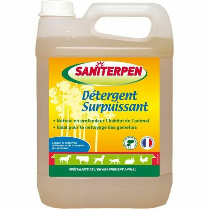 Detergente de alta potencia SANITERPEN - Limpiador manual o de alta presión - Para el hogar - 5 L