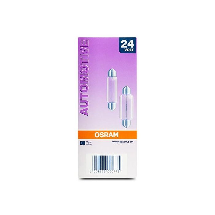 Bombilla para Automóvil OS6421 Osram OS6421 C3W 24v 3W (10 pcs) 2 Bombilla para Automóvil OS6421 Osram OS6421 C3W 24v 3W (10 pcs) 2