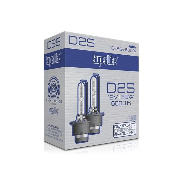 Bombilla Xenon D2S 35 W 6000K Night Vision Superlite BOM12905 Bombilla Xenon D2S 35 W 6000K Night Vision Superlite BOM12905