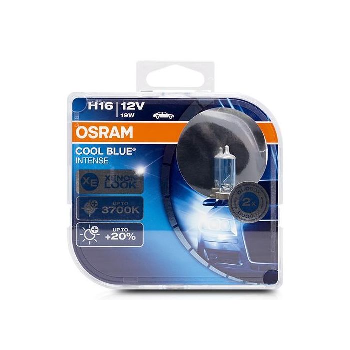 Bombilla para Automóvil OS64219CBI-HCB Osram OS64219CBI-HCB H16 12V 19W 3700K (2 Piezas) 3