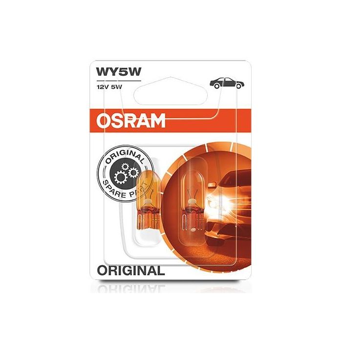 Bombilla para Automóvil OS2827NA-02B Osram OS2827NA-02B WY5W 5W 12V (2 Piezas)