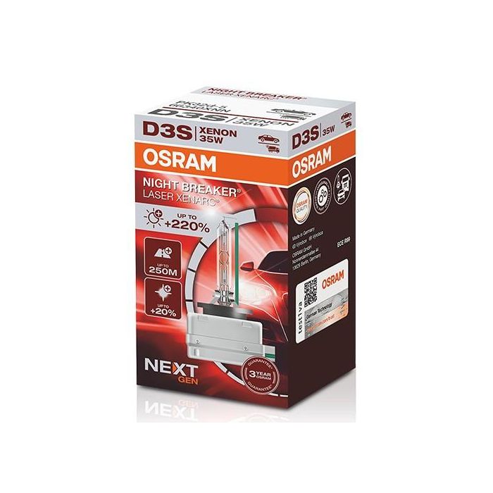 Bombilla para Automóvil Osram Nightbreaker D3S 35 W Xenón (1 unidad)