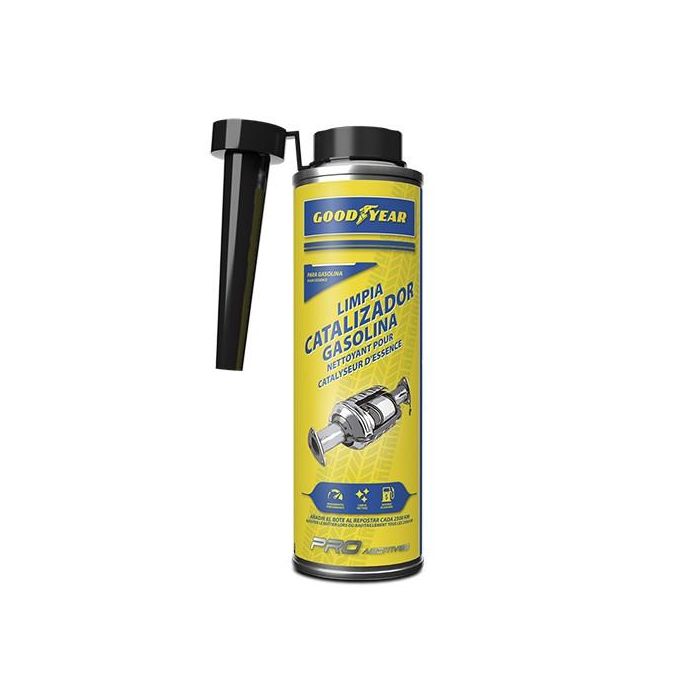 Goodyear Cs10 GODA0013 Limpia Catalizador Gasolina 300 mL - Aditivo Multifuncional Ahorro Combustible, Potencia y Reduce Emisiones ITV Goodyear Cs10 GODA0013 Limpia Catalizador Gasolina 300 mL - Aditivo Multifuncional Ahorro Combustible, Potencia y Reduce Emisiones ITV