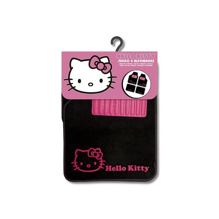 Abc Alfombra Hello Kitty Negra Cs 4 1