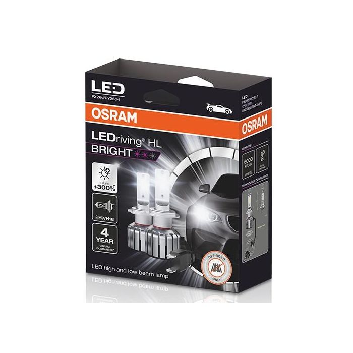 Bombilla para Automóvil Osram LEDriving HL H7 H18 12 V