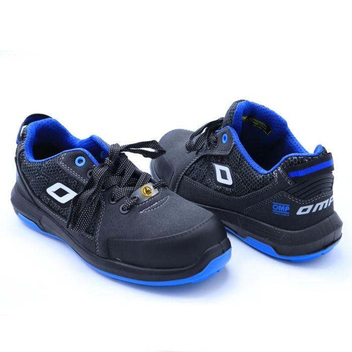 Omp Meccanica Zapatillas Trabajo Seguridad S1P Src Esd Pro Sport Talla 48 gris Azul OMPS90014817