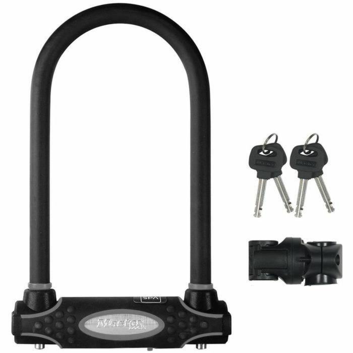 Candado para bicicleta en U - MASTER LOCK - 8195EURDPROCOLWR - Acero endurecido, llave, rojo