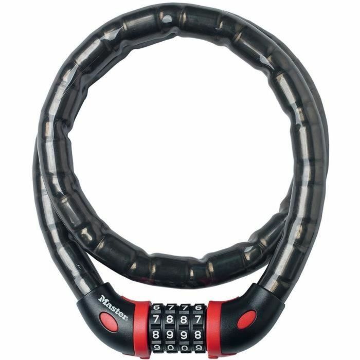 MASTER LOCK Cable antirrobo para bicicletas: ideal para bicicletas, bicicletas eléctricas, patinetas, cochecitos, cortacéspedes y otros equipos