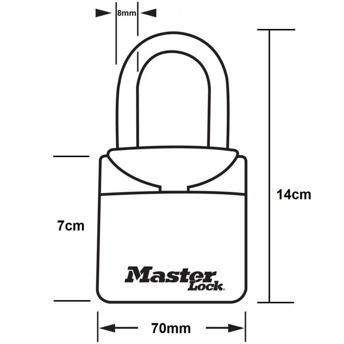 Candado de combinación Master Lock 5406EURD 1