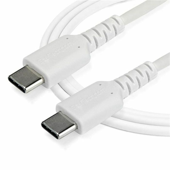Cable USB C Startech RUSB2CC2MW           Blanco 1