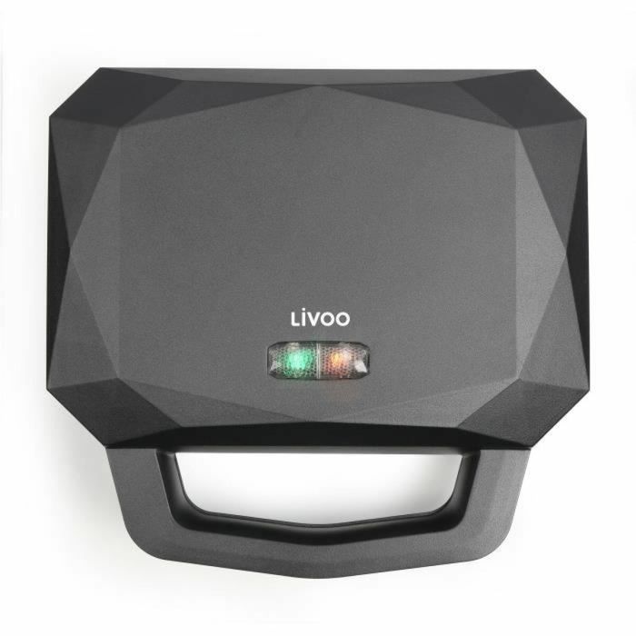 LIVOO - Máquina de gofres y croques - DOP232 - Superficie de cocción: 12,5 x 23 cm - Profundidad del plato: 1,5 cm LIVOO - Máquina de gofres y croques - DOP232 - Superficie de cocción: 12,5 x 23 cm - Profundidad del plato: 1,5 cm