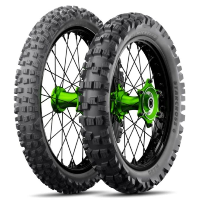 Neumático para Motocicleta Michelin STARCROSS 6 MEDIUM HARD 120/90-18 Neumático para Motocicleta Michelin STARCROSS 6 MEDIUM HARD 120/90-18