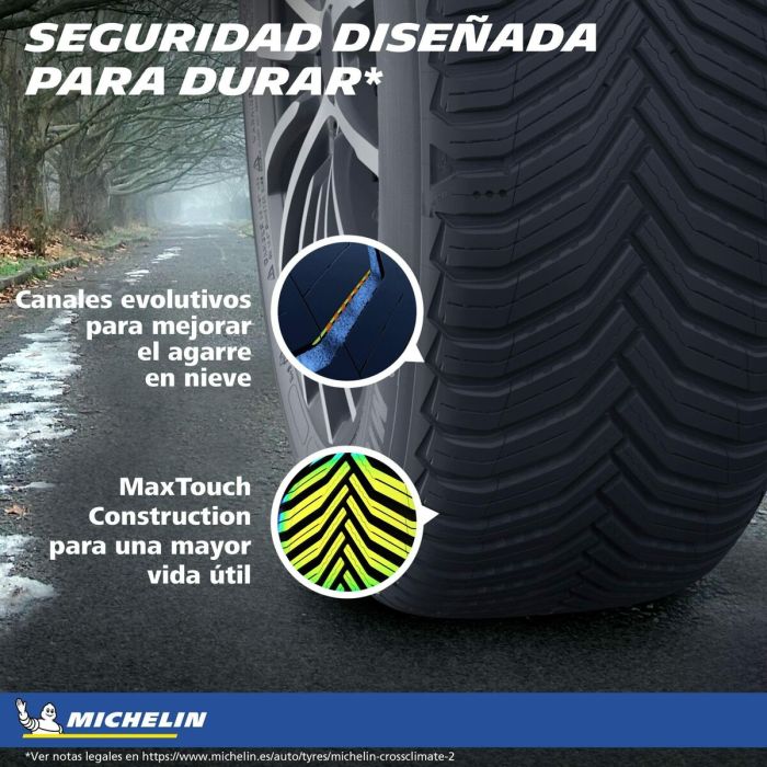 Neumático para Coche Michelin CROSSCLIMATE 2 185/65VR15 4 Neumático para Coche Michelin CROSSCLIMATE 2 185/65VR15 4