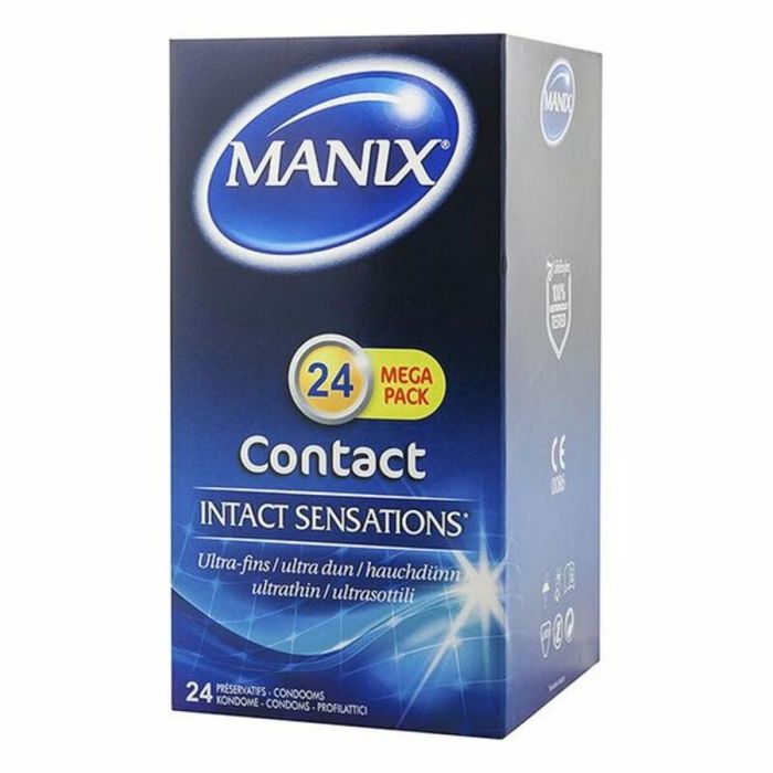 Preservativos Manix Contact No 18,5 cm (24 uds)