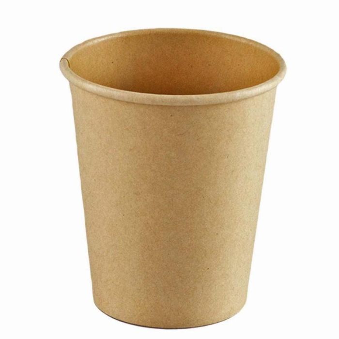 Vaso De Papel Kraft 8 Oz 240 mL -50Ud-