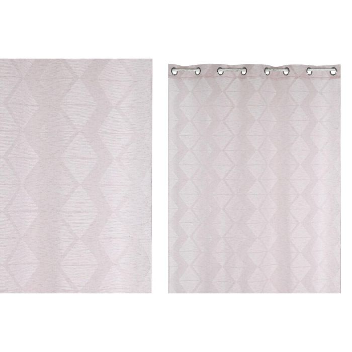 Cortina Urban DKD Home Decor Rosa Palo 260 x 140 cm