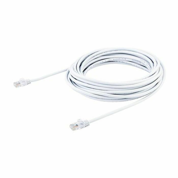 Cable de Red Rígido UTP Categoría 6 Startech 45PAT10MWH 10 m 1