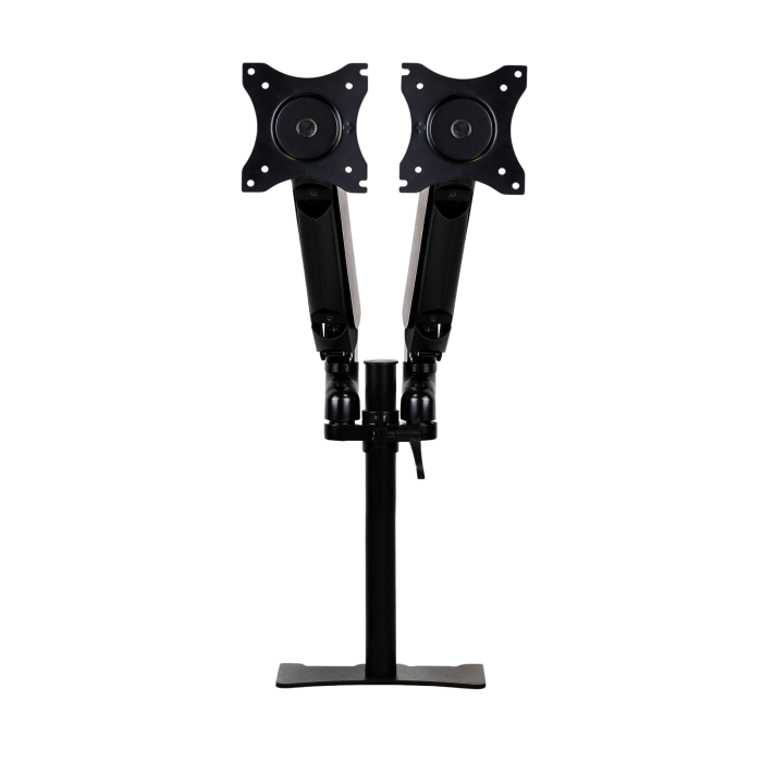 Phoenix technologies Brazo Articulado Doble Soporte Monitor Ajustable con Amortiguador de Gas, Doble Fijación, VESA 75/100mm 1