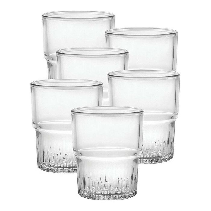 Set de Vasos Duralex Cristal Transparente Apilable 16 cl (6 pcs) 1