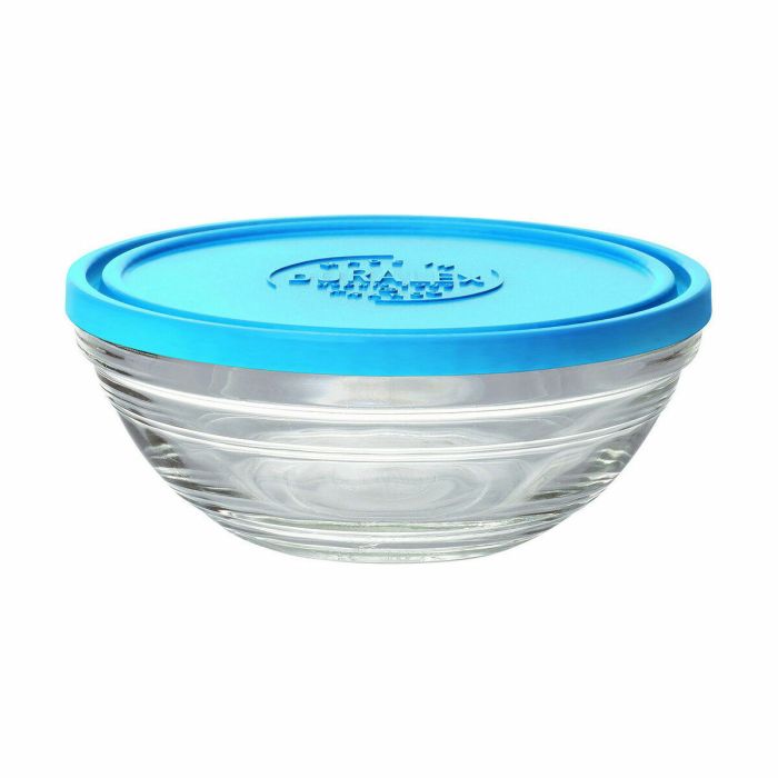 Fiambrera Red Duralex Ø12x5 cm Tapa Azul Freshbox (12 Unidades) Fiambrera Red Duralex Ø12x5 cm Tapa Azul Freshbox (12 Unidades)