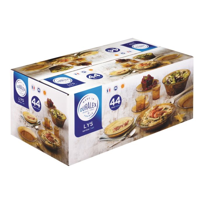 Vajilla Duralex Lys (44 pcs) 1 Vajilla Duralex Lys (44 pcs) 1