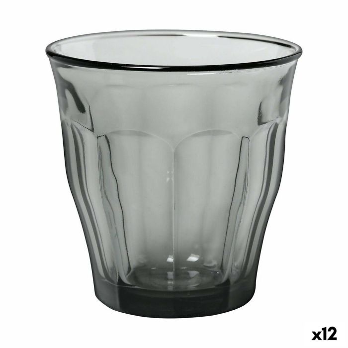 Set de Vasos Duralex Picardie Gris 4 Piezas 250 ml (12 Unidades)