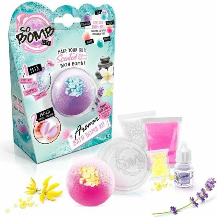CANAL TOYS - So DIY - Kit individual para bomba de baño efervescente - Aromaterapia - So Bomb - Bomba de baño 1 paquete - BBD 038 CANAL TOYS - So DIY - Kit individual para bomba de baño efervescente - Aromaterapia - So Bomb - Bomba de baño 1 paquete - BBD 038