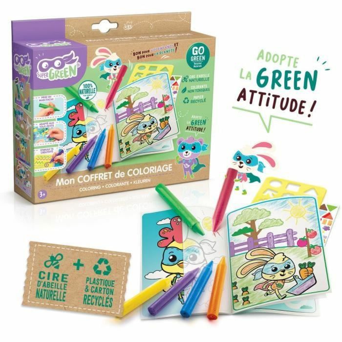 Dibujos para pintar Canal Toys Super Green 4