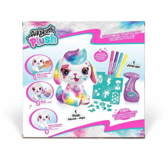 Juego de Manualidades Canal Toys Airbrush Plush Puppy Customizado 2