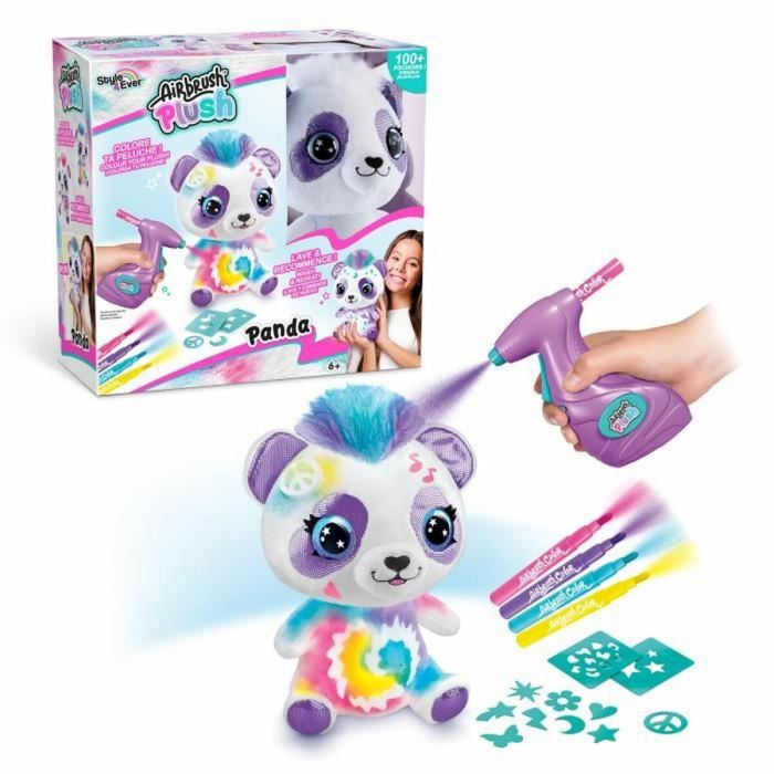 Juego de Manualidades Canal Toys Airbrush Plush Panda Customizado 3
