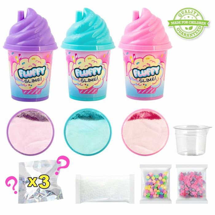 Juego de Plastilina Canal Toys Fluffy Slime Kit  2