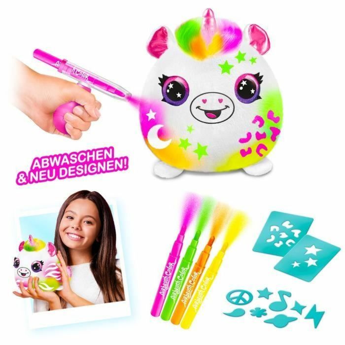 Mascota de Peluche Canal Toys Neon Unicornio 4