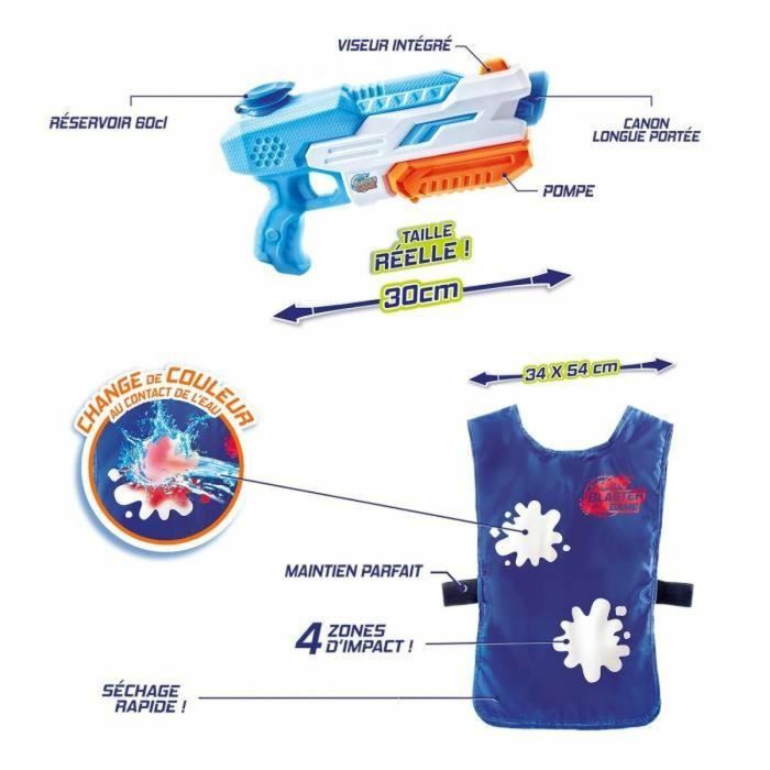 Pistola de Agua Canal Toys Hydro Blaster Game 30 cm 4