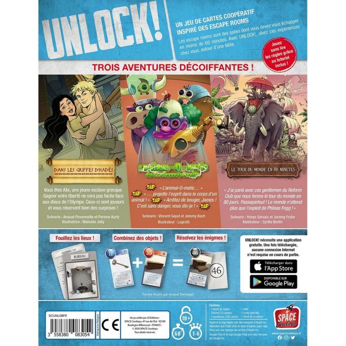 Juego de Mesa Asmodee Unlock! Mythic Adventures FR 5