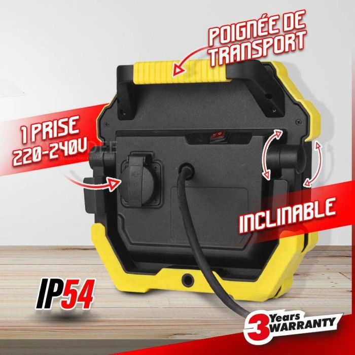 I-Watts Proyector LED I-SPC40-4300SMD 40 W 4300 lúmenes 4 I-Watts Proyector LED I-SPC40-4300SMD 40 W 4300 lúmenes 4