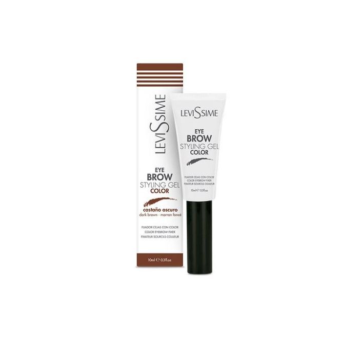 Eyebrow Styling Gel Castaño Oscuro 10 mL Levissime