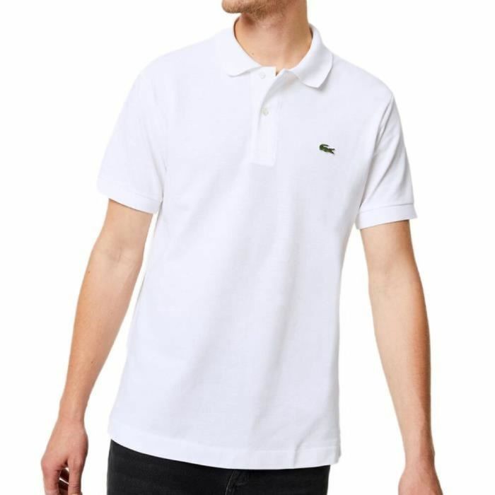 Polo de Manga Corta Hombre Lacoste Blanco L Bixoto