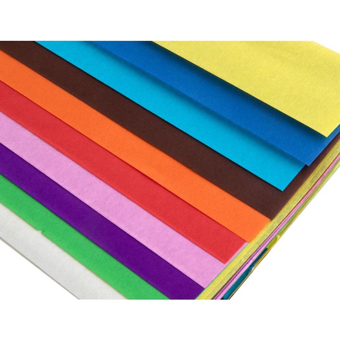 Papel Seda Liderpapel 52x76 cm 18 gr-M2 Bolsa De 10 Hojas Colores Surtidos 3