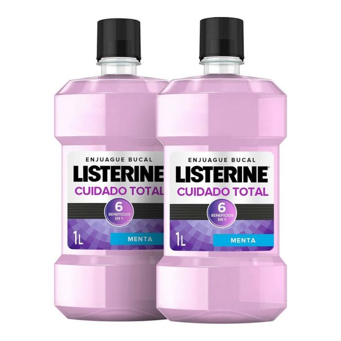Enjuague Bucal Listerine Total Care Enjuage Bucal 6 en 1 1 L (2 x 1000 ml) Enjuague Bucal Listerine Total Care Enjuage Bucal 6 en 1 1 L (2 x 1000 ml)