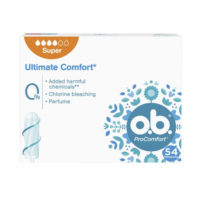 Tampones Super Ob Procomfort Super 54 Unidades Tampones Super Ob Procomfort Super 54 Unidades